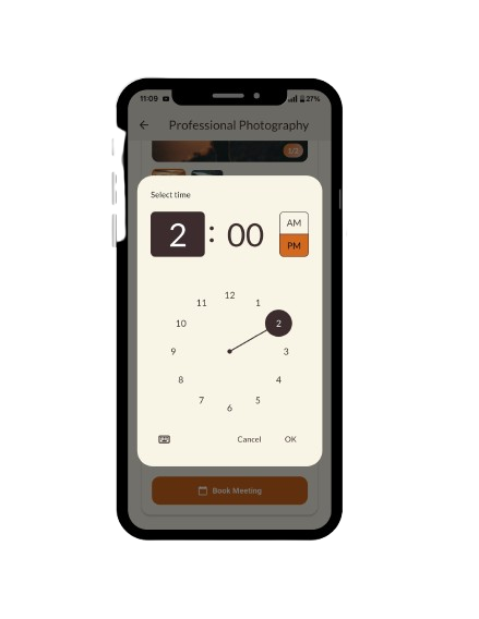 ServiceSnap App - Select Service